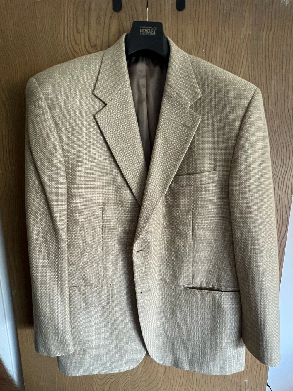 VTG Chaps 100% Silk Sport Coat - 42R